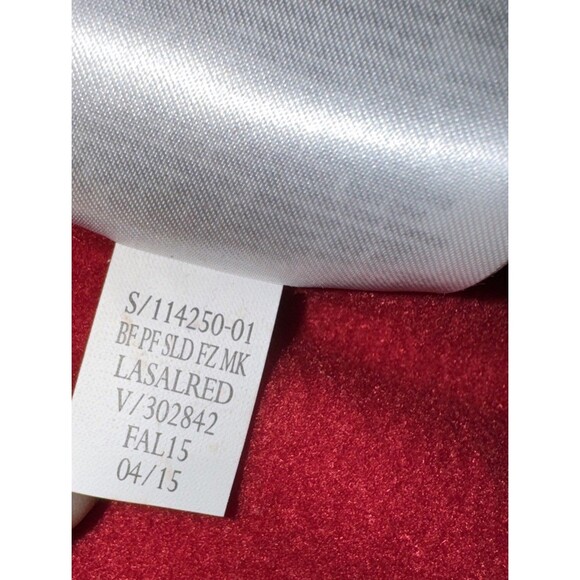 Retro 2015 Gap fleece zip up jacket red men’s size XL  Old Stock - Picture 3 of 6